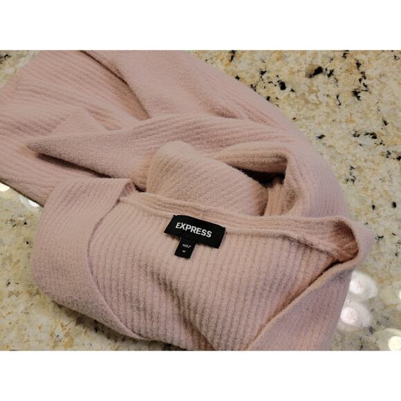Express Blush Pink Tunic Style Sweater - Picture 3 of 4